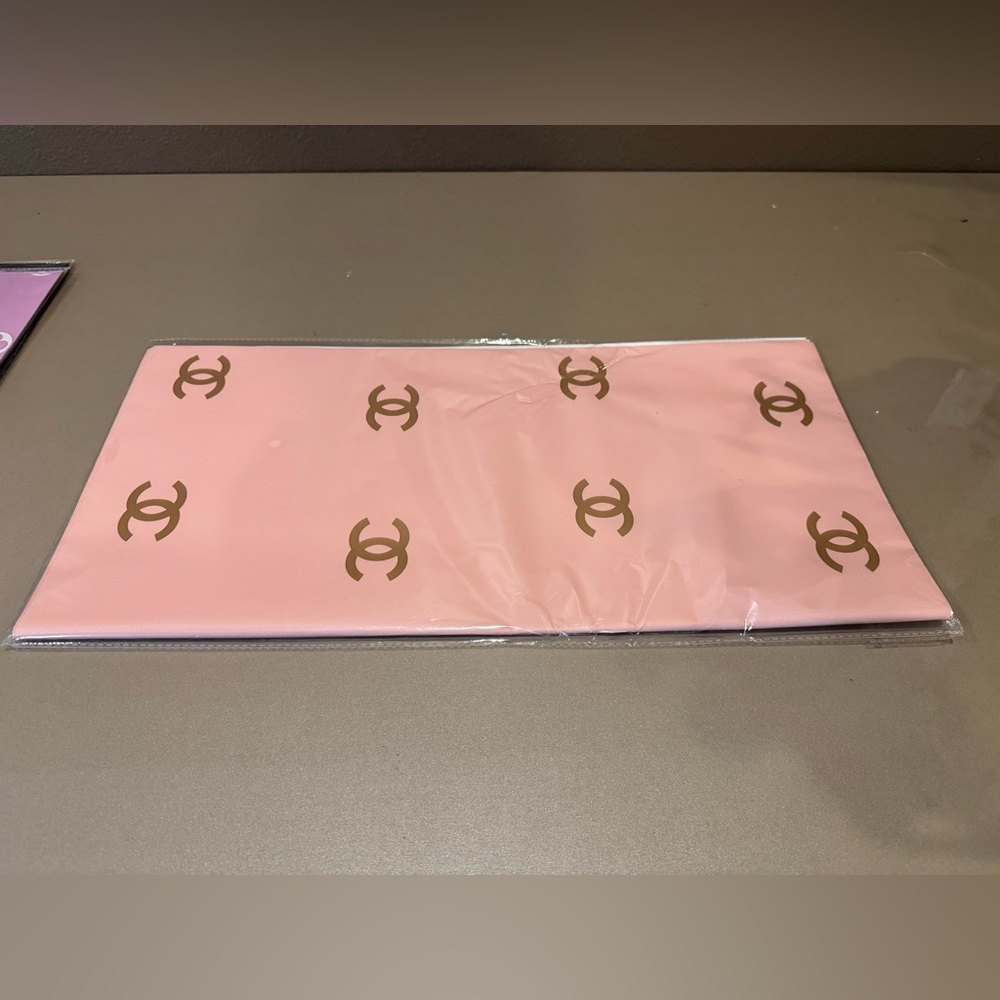 Pink and Gold Water Proof floral Wrapping paper